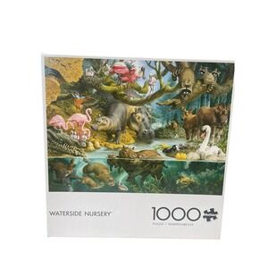 Buffalo Games Waterside Nursery Puzzle Unisex 1000pc Multicolor Wildlife Nature